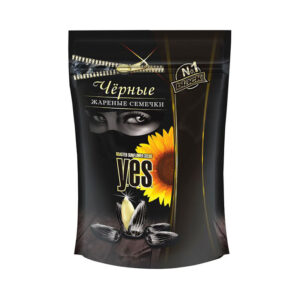 Melnās saulespuķu sēklas grauzdētas, YES, 150 g