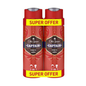Dušas želeja OLD SPICE Captain, 2x400ml