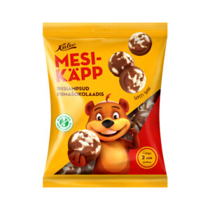 Mesītkāja rīsu našķi piena šokolādē, KALEV, 140 g