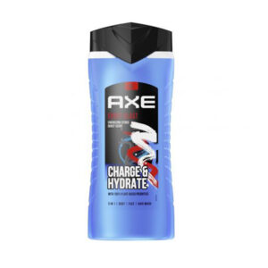 Dušas želeja Charge & Hydrate, AXE, 400 ml