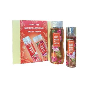 Unelm dāvanu komplekts dušas želeja 250 ml + ķermeņa smaržviela 150 ml, TAHITI