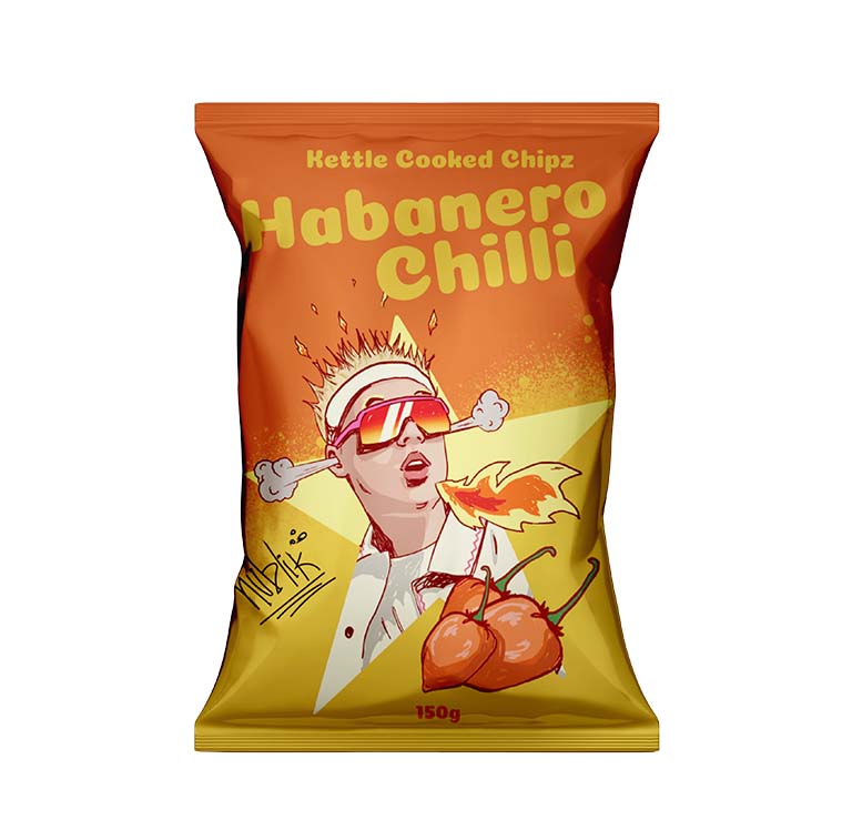 Nublu Habanero čili garšas kartupeļu čipsi, 150 g