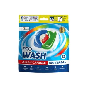 Mazgāšanas kapsulas Universal, PRO WASH, 12 gab.