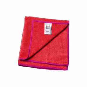 Mikrošķiedras drāna sarkana 40x40cm, MCLEAN, 1 gab.