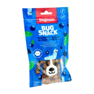 DOGMAN Suņu uzkoda ar ogu un kukaiņu olbaltumvielu 80g