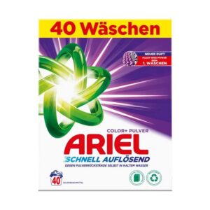 Veļas pulveris Color+ 40pk, ARIEL, 2,4 kg