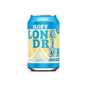 Long Drink Juiced Greipfrūtu 5%, KOFF, 330 ml