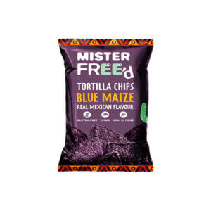 MISTER FREE D Tortilla čipsi ar zilajiem kukurūzai 135g