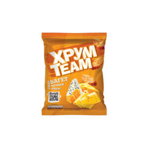 Sviestmaizītes čipsi Hrumteam Baguette "Four Cheese" 55g