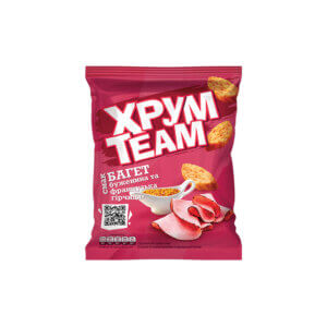 Maizīšu čipsi Hrumteam Baguette "Auksti vārīta cūkgaļa un franču sinepes" 55g