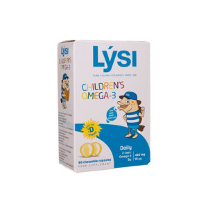 Omega-3 Kapsulas Lysi Children's +D3 vitamīns 60 gab.