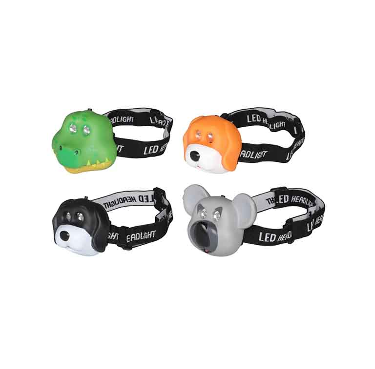 Laste priekšējā lukturīte Atom Kids Animals