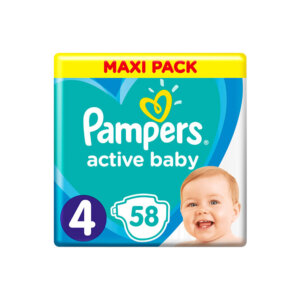 Teipautiņi PAMPERS MaxiPack S4 58gab.