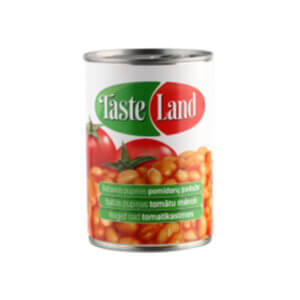Valged oad tomatikastmes, TASTE LAND, 400 g / 240 g