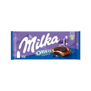 Piena šokolāde ar Oreo cepumu, MILKA, 92g